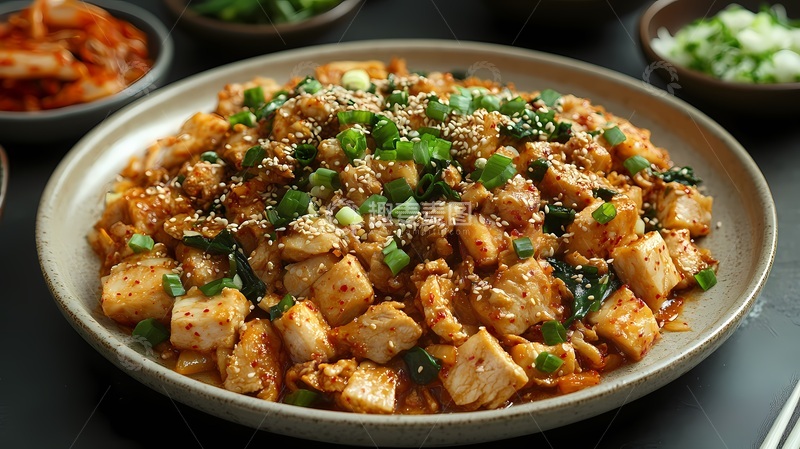 高清大图下载【趣麦麦图】韩式辣炒豆腐