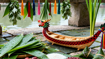 端午节粽子背景040