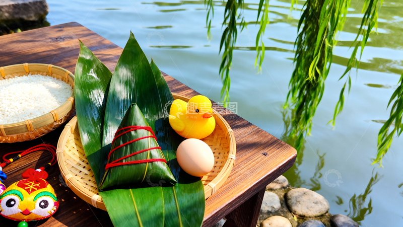 高清大图下载【趣麦麦图】-端午节粽子背景027