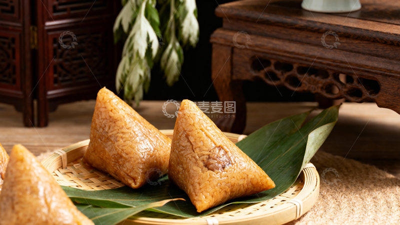 高清大图下载【趣麦麦图】端午节粽子背景036