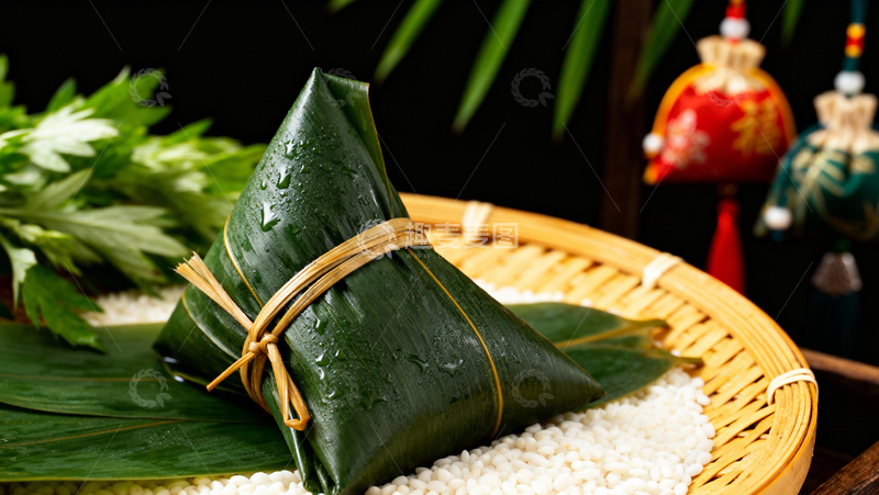 高清大图下载【趣麦麦图】端午节粽子背景006