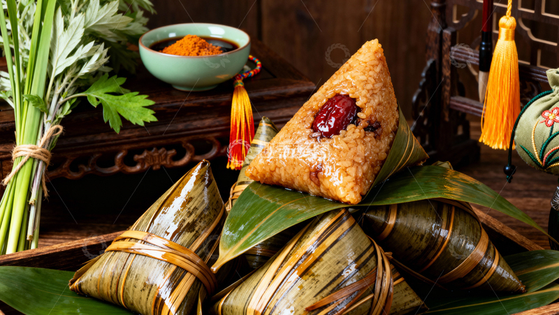 高清大图下载【趣麦麦图】端午节粽子背景021
