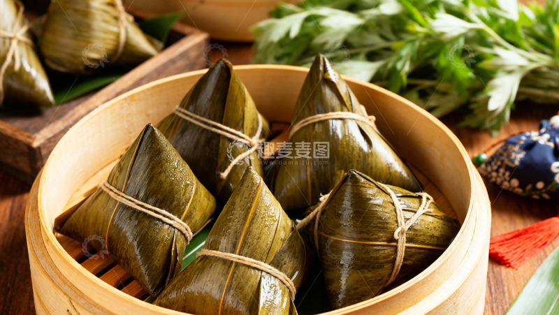 高清大图下载【趣麦麦图】端午节粽子背景017