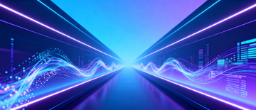 科技风隧道背景_宽屏055