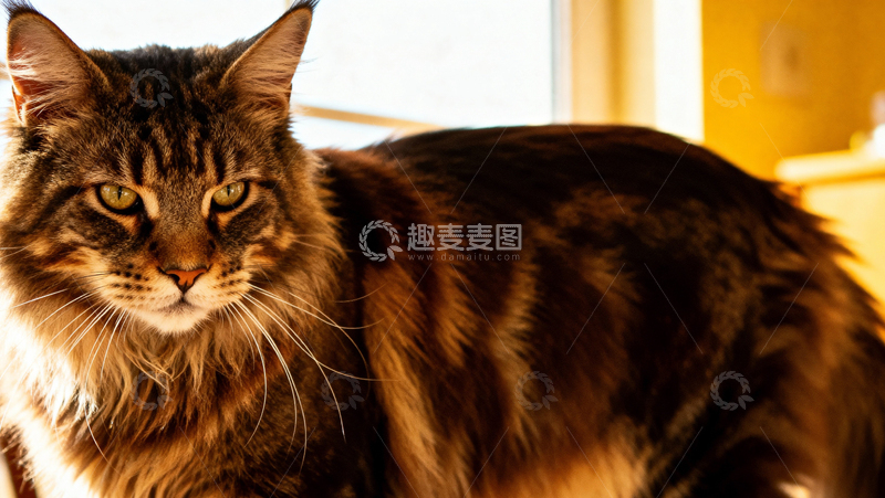 高清大图下载【趣麦麦图】可爱缅因猫019