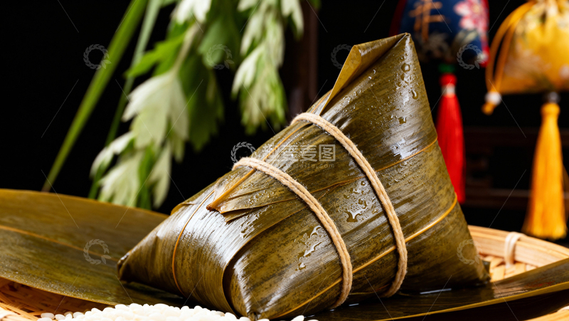 高清大图下载【趣麦麦图】端午节粽子背景067