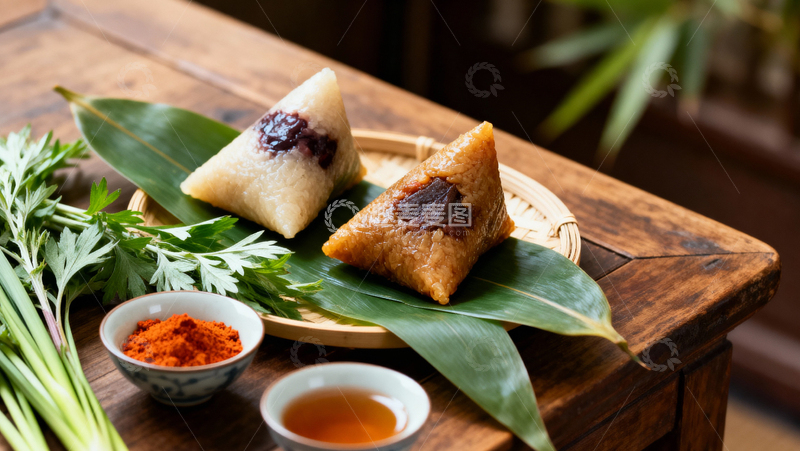 高清大图下载【趣麦麦图】端午节粽子背景046