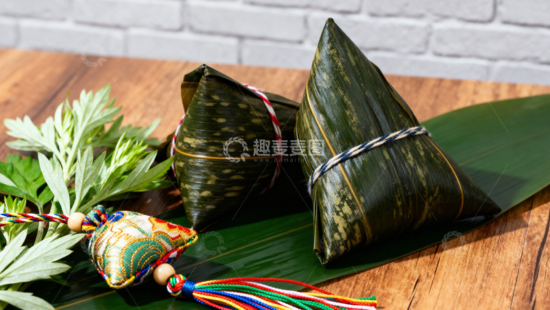 高清大图下载【趣麦麦图】端午节粽子背景053