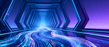  科技风隧道背景_宽屏046