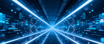 科技风隧道背景_宽屏051