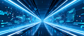  科技风隧道背景_宽屏044