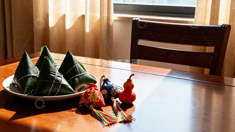 高清大图下载【趣麦麦图】-端午节粽子背景034