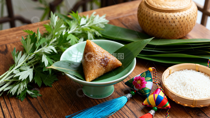 高清大图下载【趣麦麦图】端午节粽子背景059