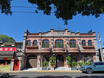 欧式古典风格建筑街景