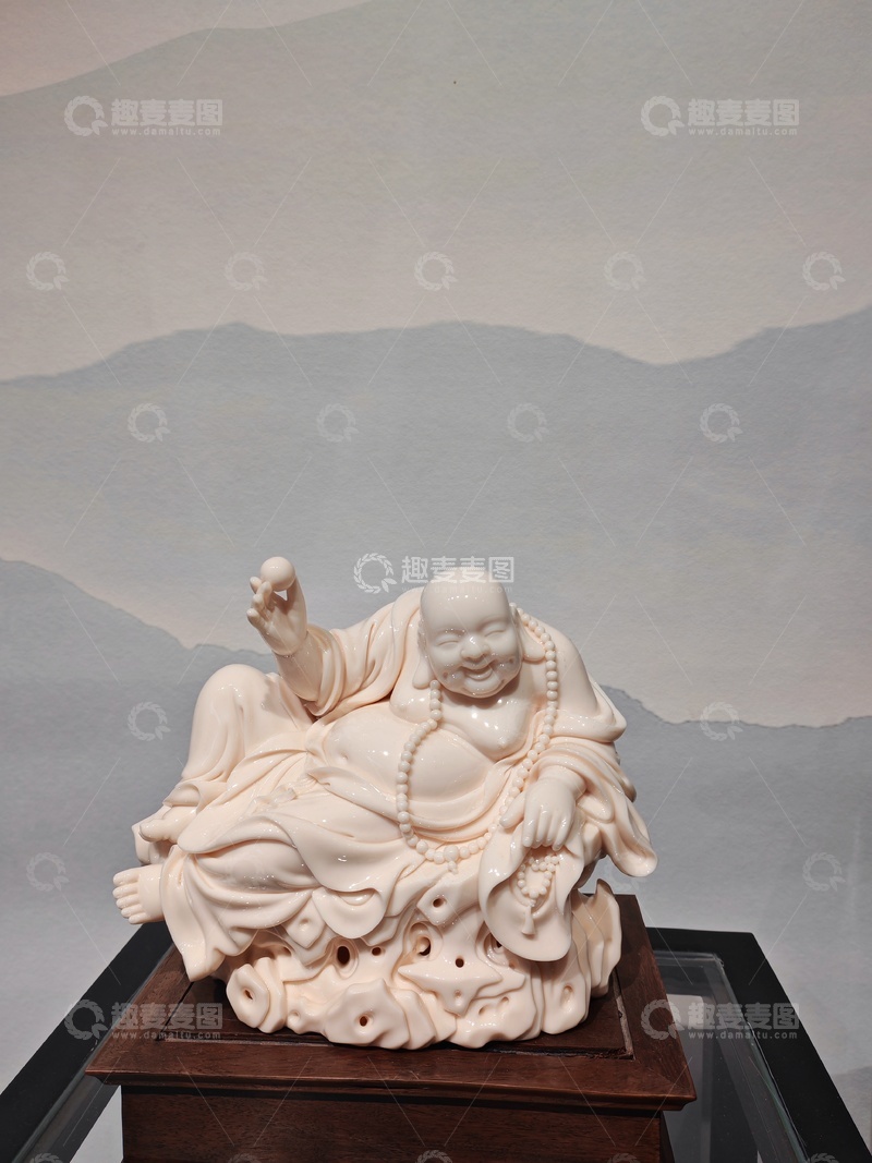 高清大图下载【趣麦麦图】佛像瓷雕艺术品展示