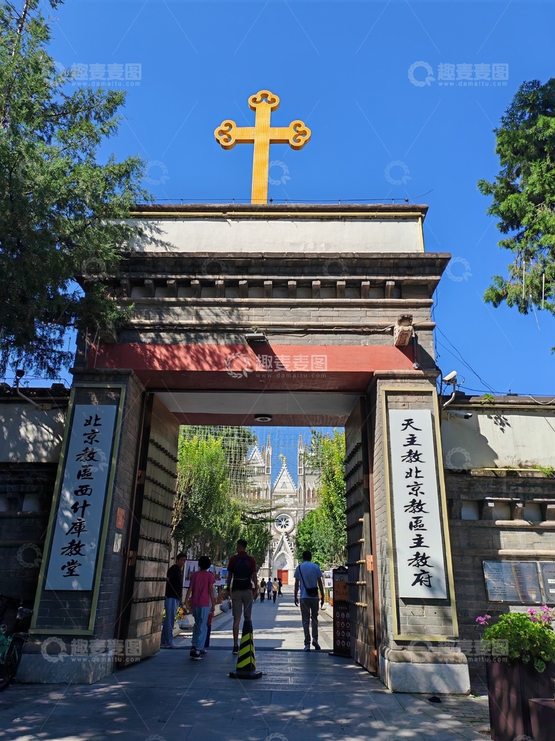 高清大图下载【趣麦麦图】古刹教堂入门景