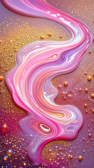 粉金流体星夜幻境1