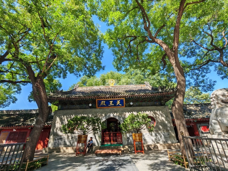 高清大图下载【趣麦麦图】-古建风光寺庙入口摄影