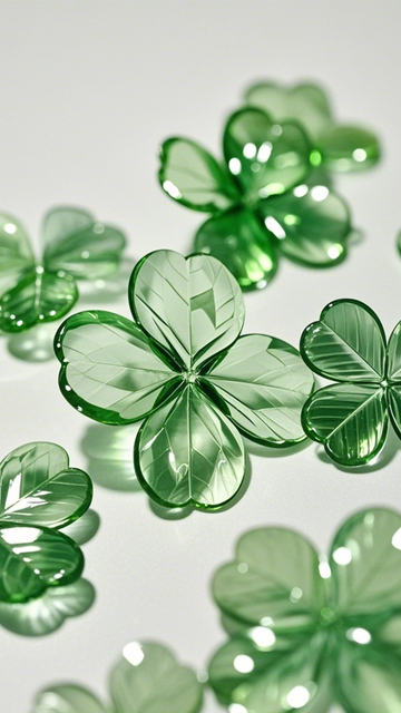 绿晶四叶清新质感1