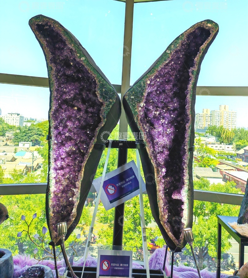 高清大图下载【趣麦麦图】晶体蝴蝶装饰品展示