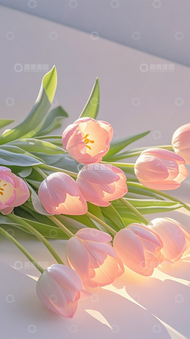 高清大图下载【趣麦麦图】彩玫花束温馨氛围3