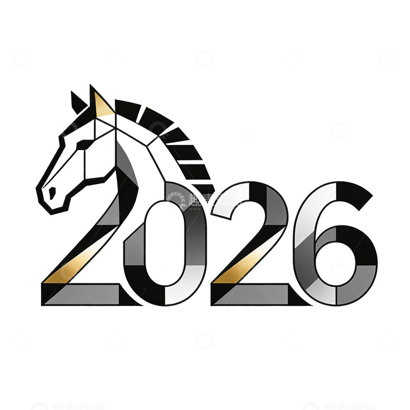 高清大图下载【趣麦麦图】LOGO马年2026