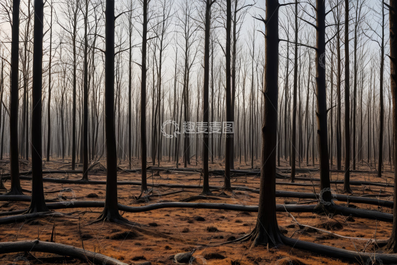 高清大图下载【趣麦麦图】枯树林全景风光