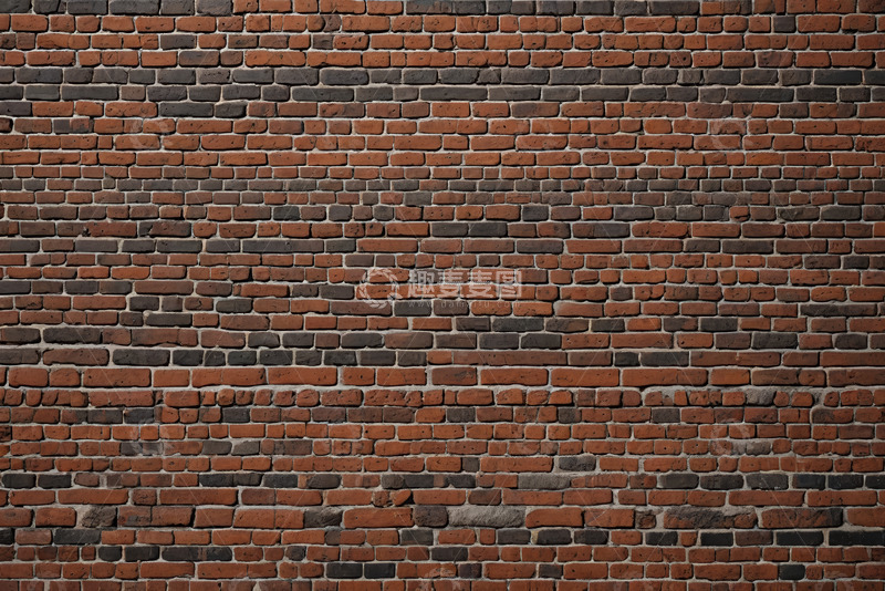 高清大图下载【趣麦麦图】复古红砖墙纹理背景