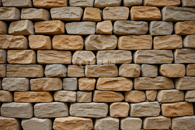 高清大图下载【趣麦麦图】石块堆砌墙面纹理特写