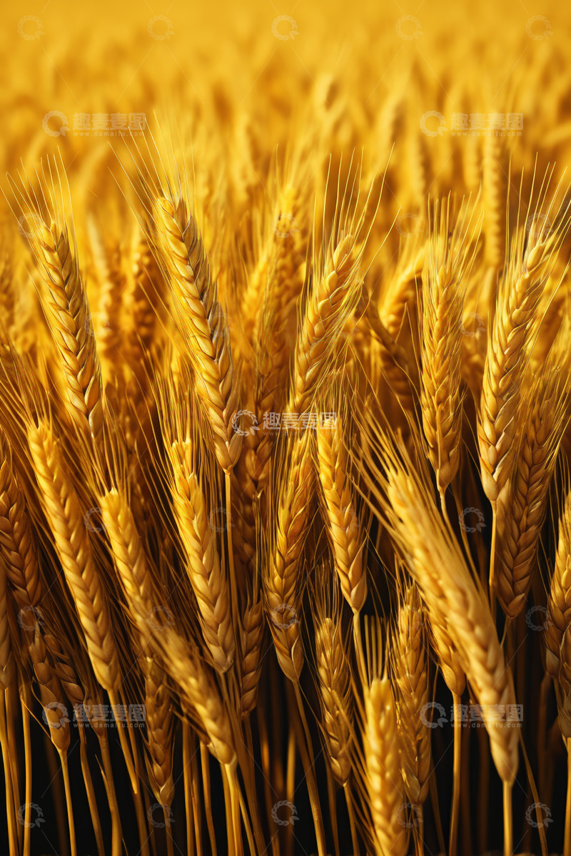 高清大图下载【趣麦麦图】成熟饱满的小麦特写