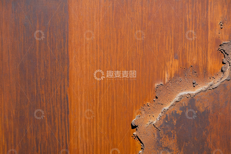 锈蚀金属表面纹理特写