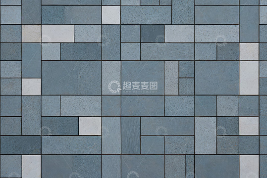 蓝灰色拼接瓷砖纹理