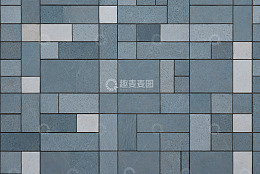 蓝灰色拼接瓷砖纹理