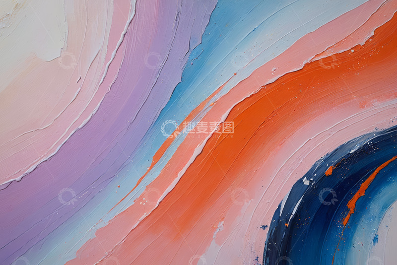 高清大图下载【趣麦麦图】多彩混合油漆纹理艺术背景