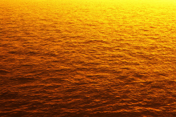 金色海面自然风光