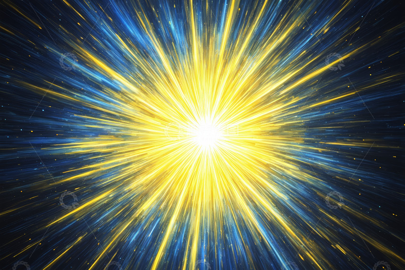 高清大图下载【趣麦麦图】放射状光芒抽象背景素材