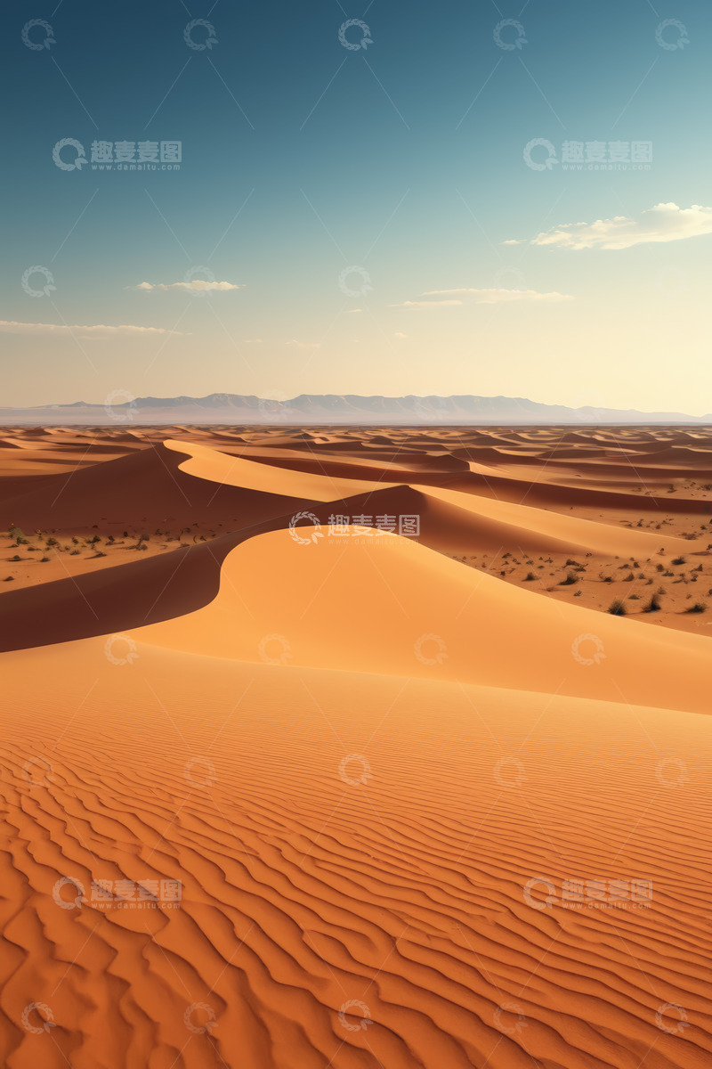 高清大图下载【趣麦麦图】广袤沙漠自然风光
