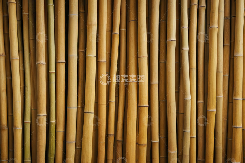 高清大图下载【趣麦麦图】-排列整齐的竹子背景素材