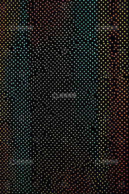 黑色背景彩色点状图案