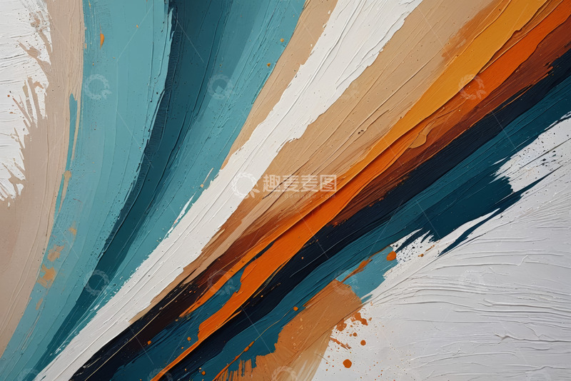 高清大图下载【趣麦麦图】抽象艺术笔触纹理背景素材
