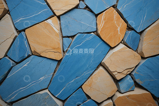 彩色石块拼接纹理背景