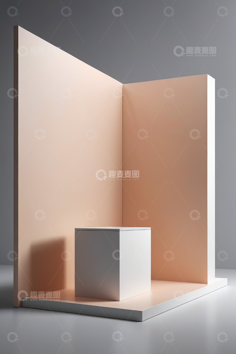 高清大图下载【趣麦麦图】简约展台展示空间