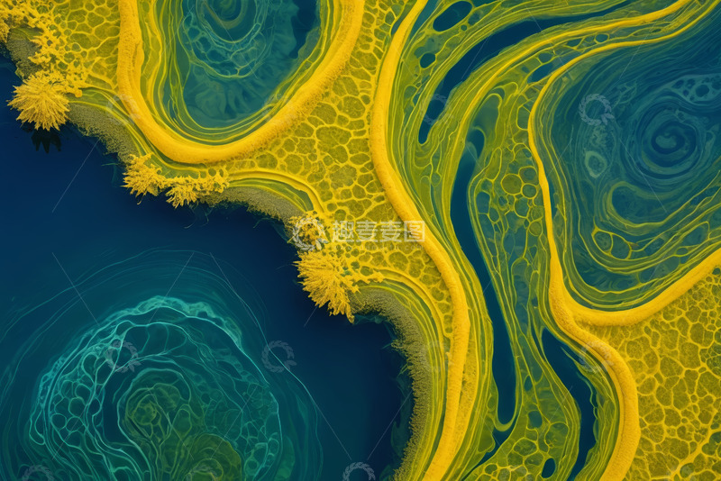 高清大图下载【趣麦麦图】抽象艺术油漆纹理图案