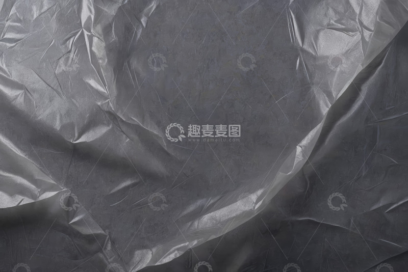高清大图下载【趣麦麦图】褶皱银色材质纹理背景