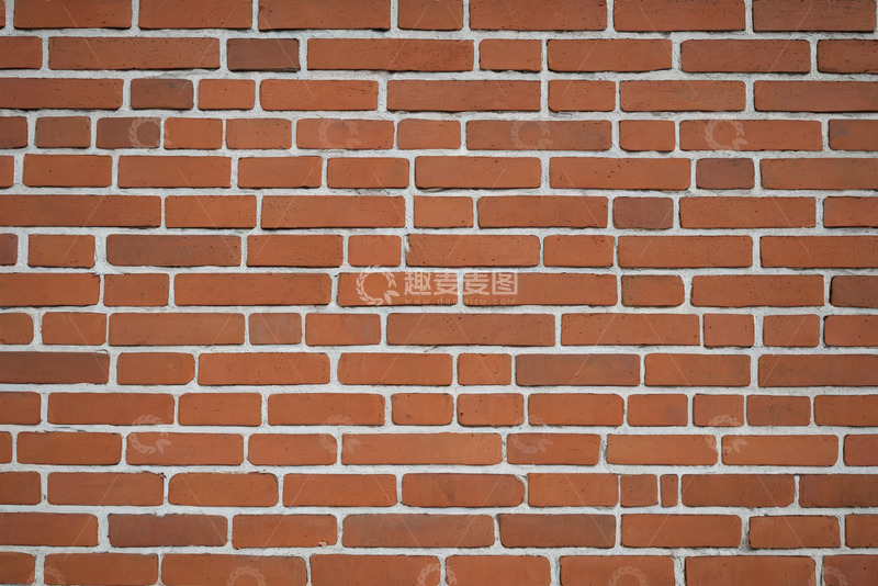 高清大图下载【趣麦麦图】红色砖墙纹理素材