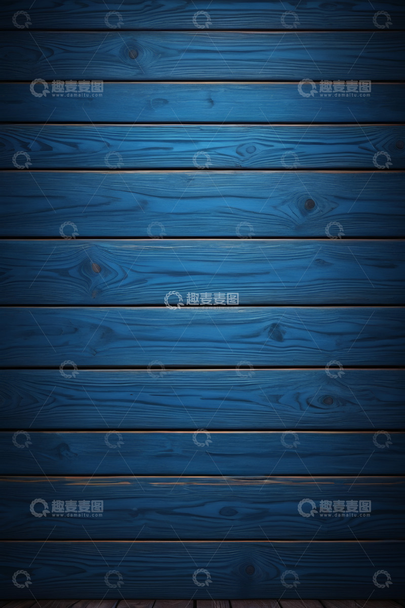 高清大图下载【趣麦麦图】深蓝色木板纹理背景素材