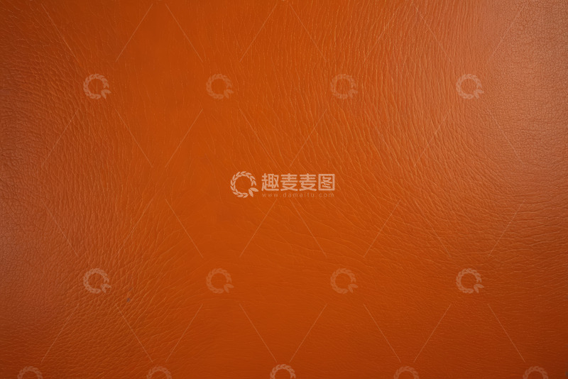高清大图下载【趣麦麦图】橙色皮革纹理背景素材