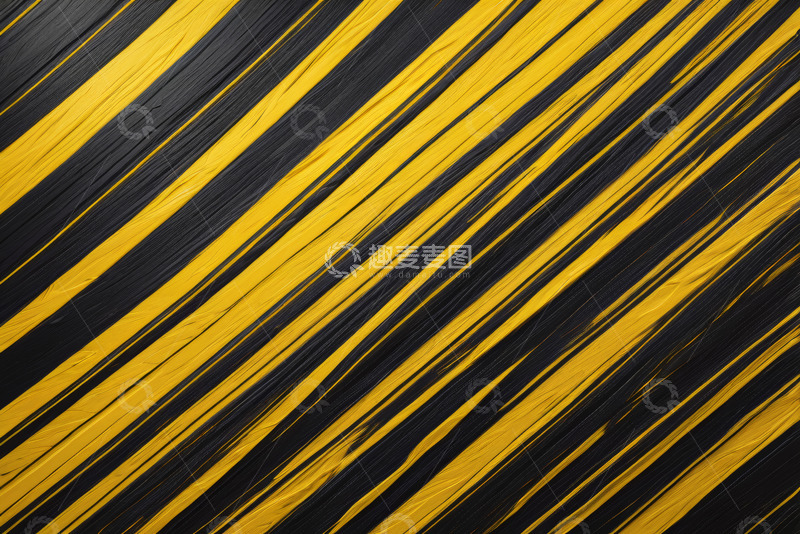 高清大图下载【趣麦麦图】黑黄相间条纹抽象背景素材