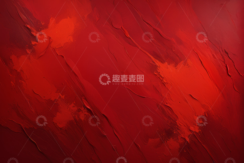 高清大图下载【趣麦麦图】红色油漆纹理背景