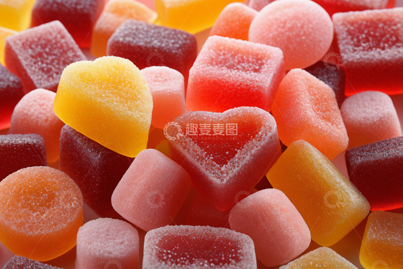 高清大图下载【趣麦麦图】多彩糖果微距特写